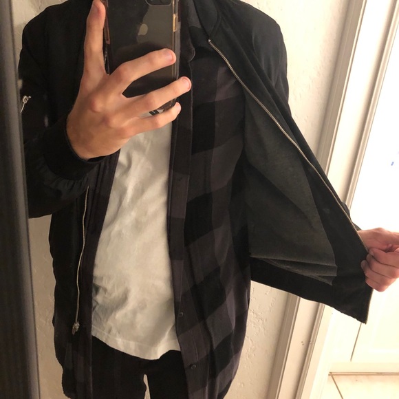 The Rail Black Plaid (Long). - Picture 5 of 5